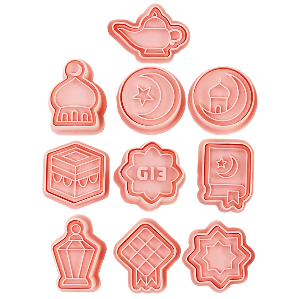 

Cookie Molds Biscuit Eid Ramadan Muslim Stamp Mubarak Cake Moon Fondant Baking Islamic Moulds Camel Holiday Kareem Star Mosque