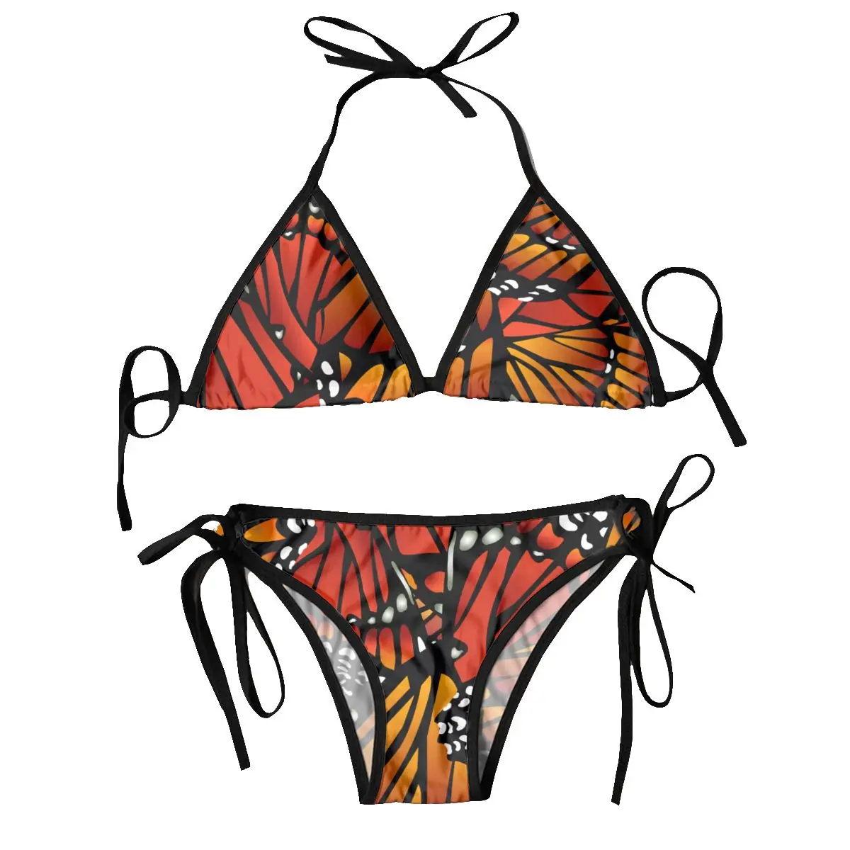 Женский летний купальник с крыльями бабочки