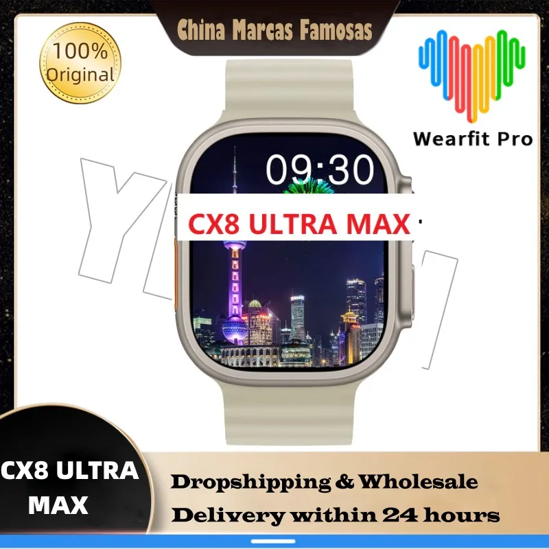 

Смарт-часы CX8 Ultra Max, часы AMOLED Series 8, часы 49 мм, спортивные Смарт-часы с удобным компасом для мужчин Pk hk8 hello watch 3