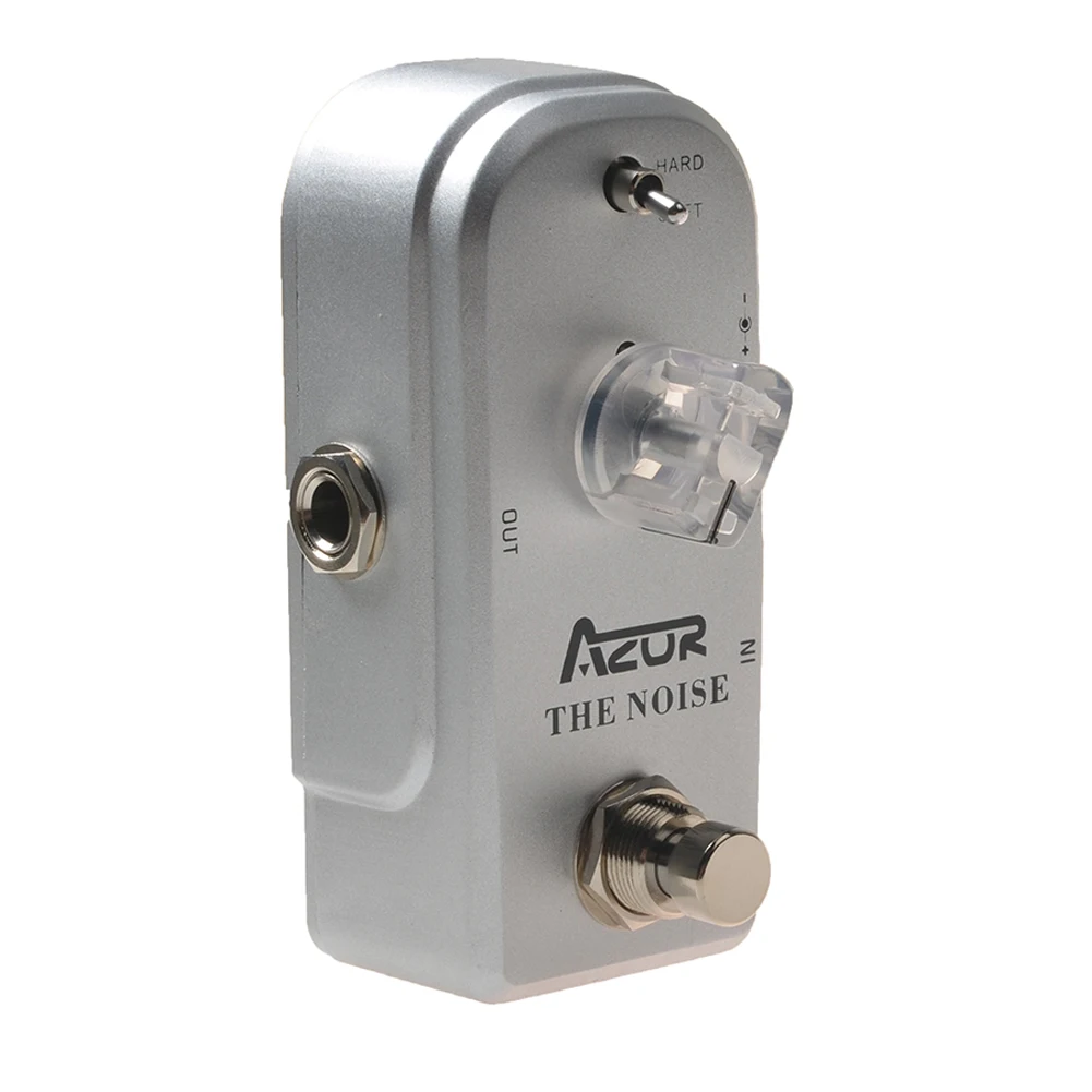 

AZOR AP-307 The Noise Electric Guitar Effect Pedal Soft Hard 2 Modes True Bypass Aluminumalloy Chassis E-Guitar Bass True Bypass