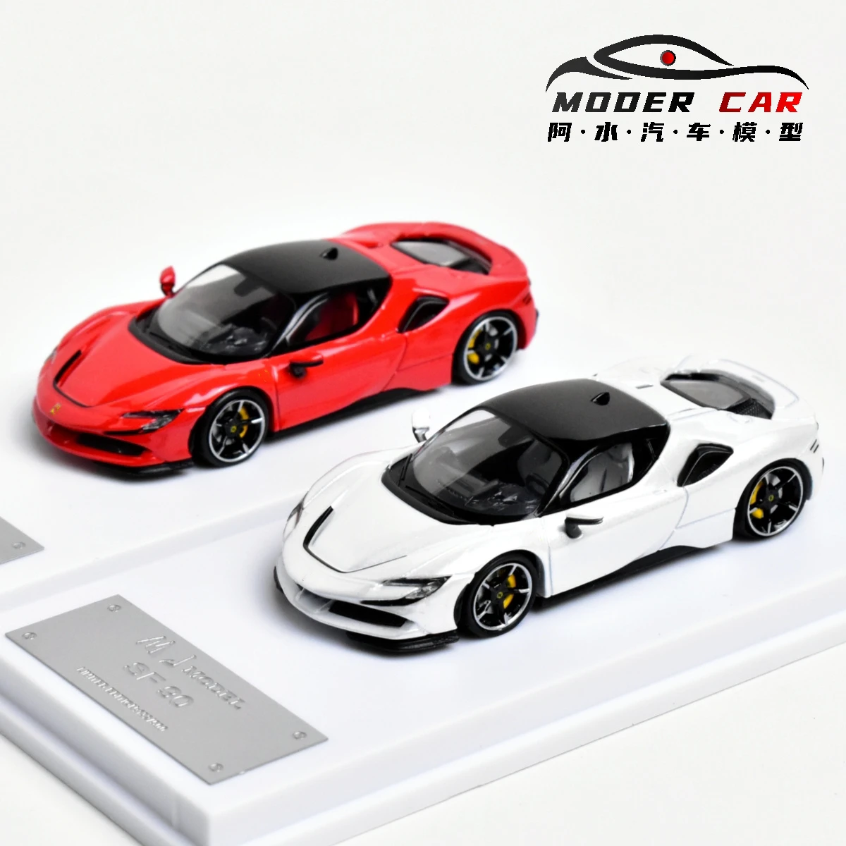 Модель автомобиля MJ 1:64 SF90 Hard top Diecast