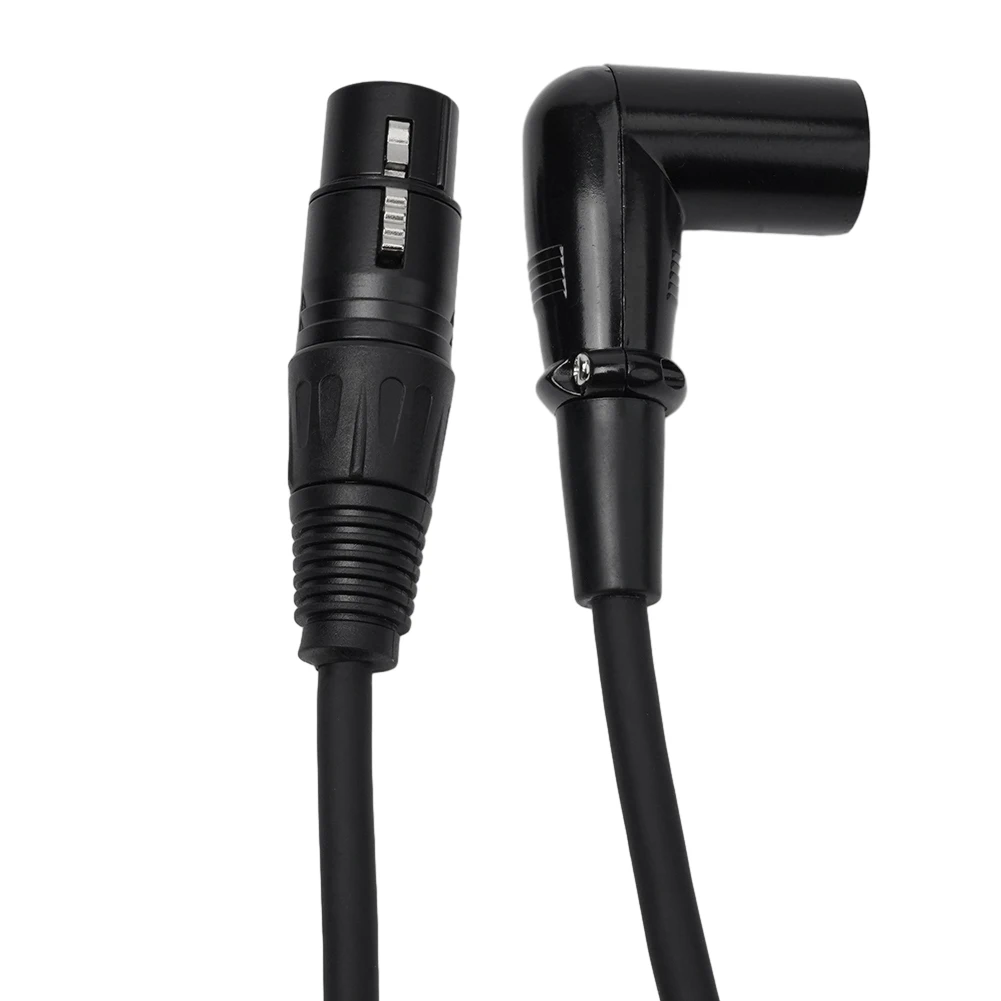 

3-контактный XLR Прямоугольный штекер-гнездо для микрофона, аудиокабель, экранированный шнур, музыкальные инструменты, аксессуары, детали