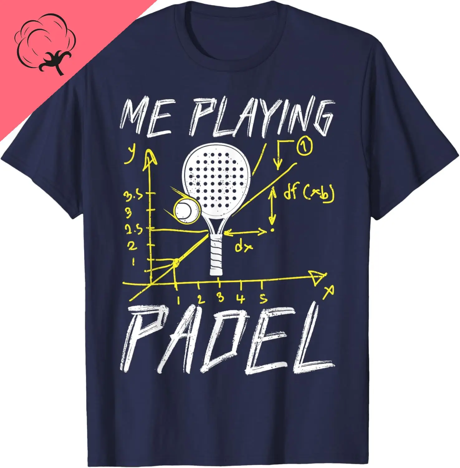 Я играю в падель |   Забавная футболка Padel Tennis с принтом на заказ, хлопковые повседневные футболки с короткими рукавами (art.: 3920cf2ca928a) - 3920cf2ca928a