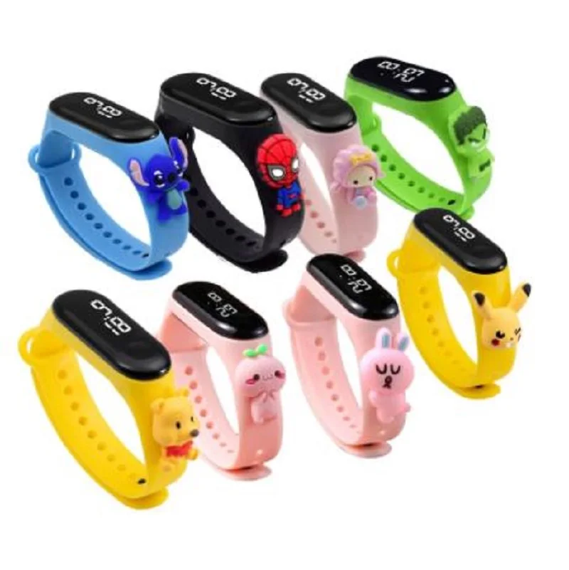 

Kids Watches for Kids LED Electronic Display Cartoon Watch Girls Boys Cute Waterproof Sport Wristwatch Student Gifts