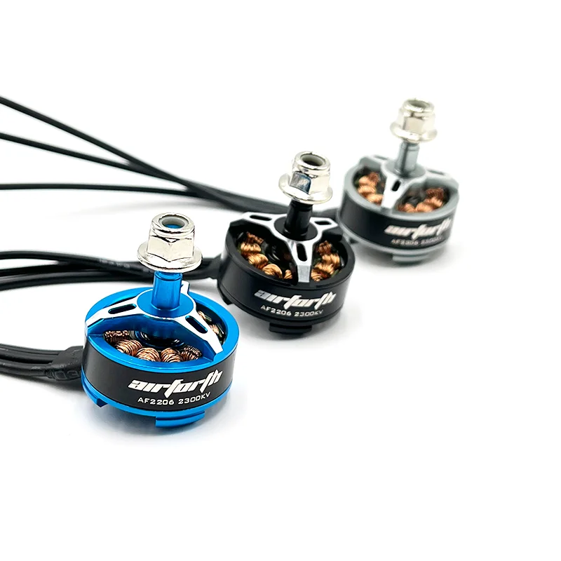 Бесщеточный двигатель airbackaf2206 2206 2300KV 3-4S CW для радиоуправляемого многовинтового