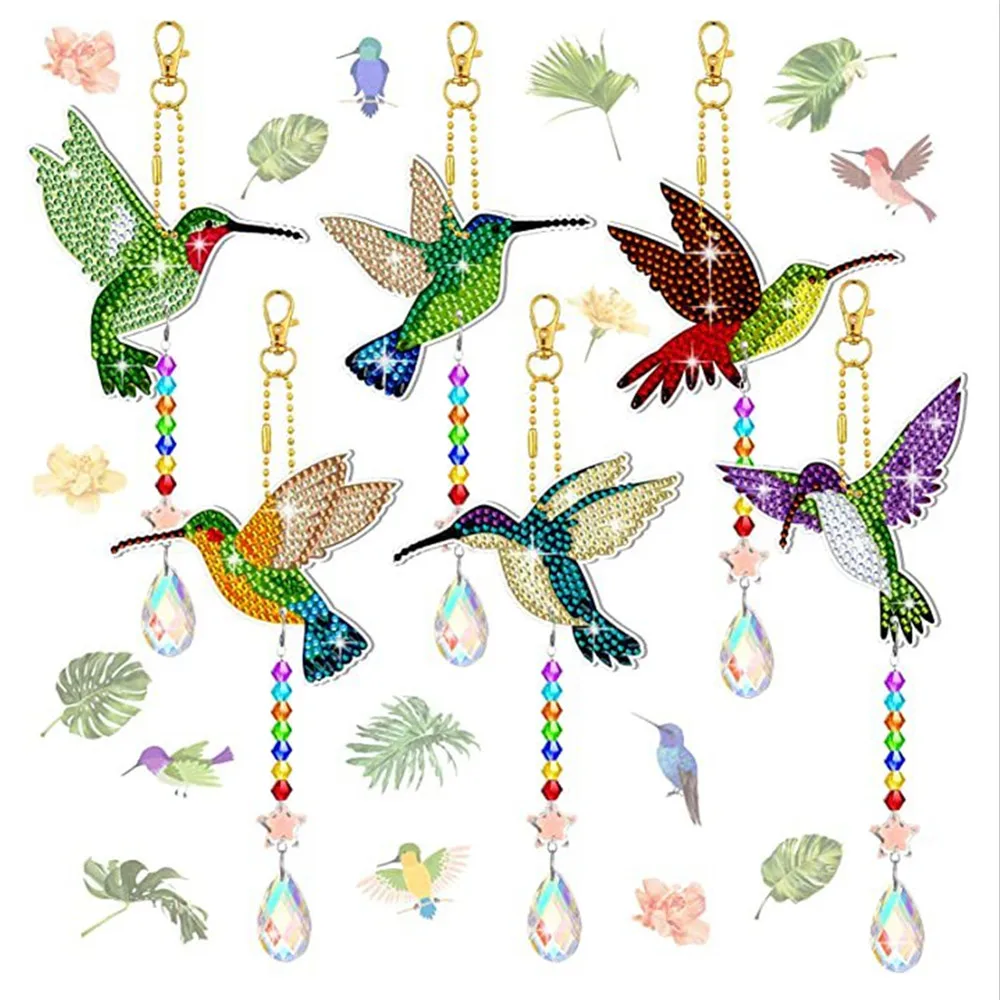 5D алмазная живопись Ловец снов ветер колокольчики хрустальный кулон подвесное