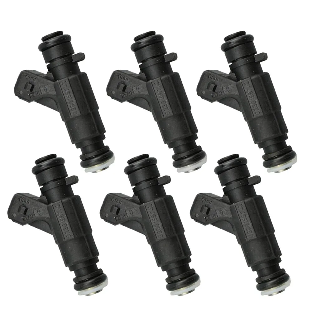 

Set of 6 Fuel Injectors A1120780049 0280155742 for Mercedes Benz CLK320 E320 C280 ML320 3.2L 2.8L V6 1998-2000