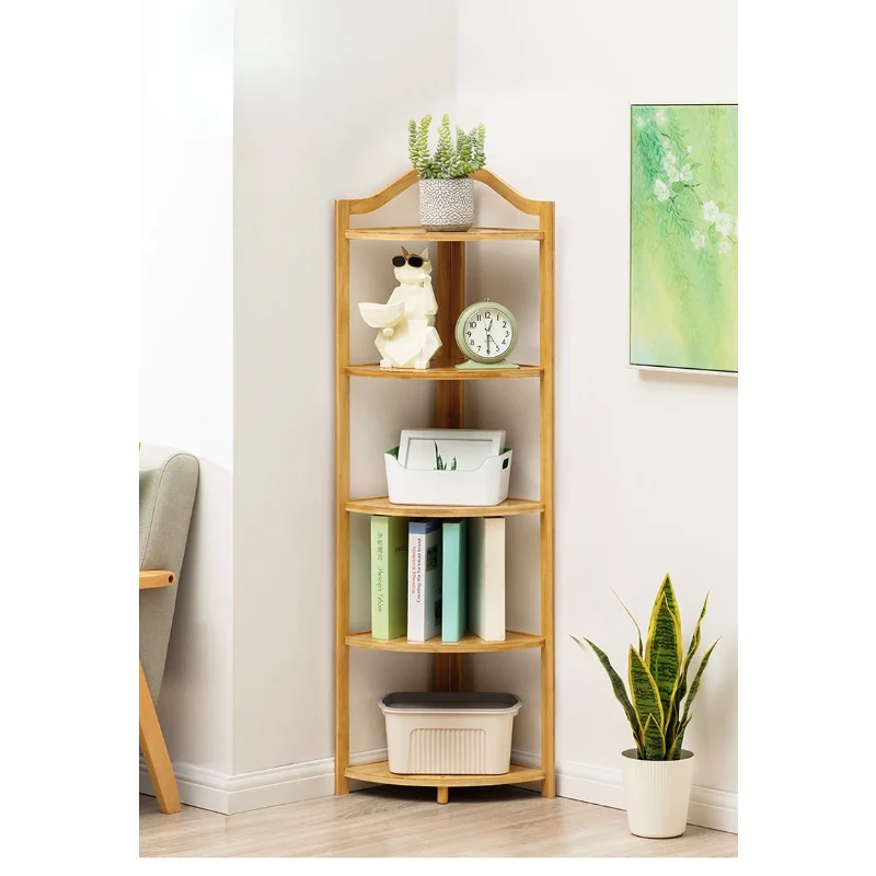 

Book Shelves Corner Multi-layer Children's Room Rack Multi-purpose Storage Shelves Thickened Book Cabinet Stable Load-bearing