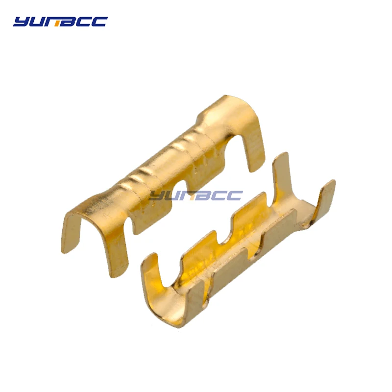 

DJ453 Double U-shaped Parallel Terminal Tab Cold Inserts Connectors Cold Terminals Small Teeth Fascia Lug 0.5-1.5mm2