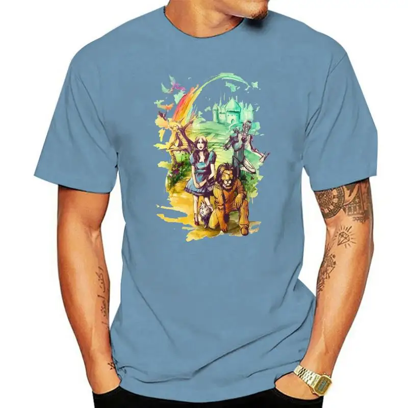 Футболка Where Dreams Come True желтая кирпичная дорога оловянный человек baum львы фильмы