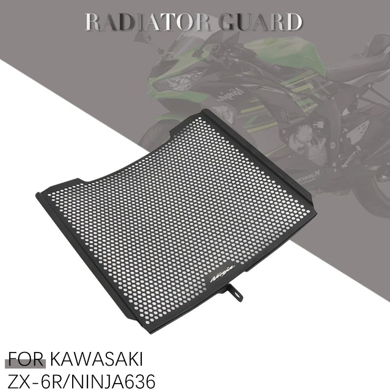 

Motorcycle Accessories Radiator Guard Grille Cover Protector Aluminum for KAWASAKI ZX-6R ZX6R NINJA636 NINJA 636 2013-2022