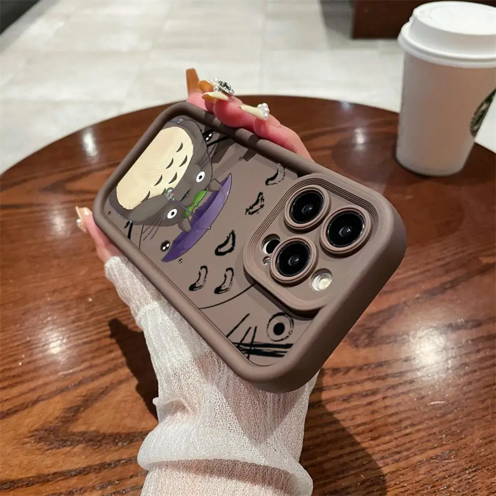 Чехол для телефона MINISO с изображением аниме T-Totoros R-Reflectivess лестница глаз Iphone 11 12 13