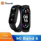 Умный Браслет Xiaomi Mi Band 6, водонепроницаемый фитнес трекер с измерением пульса и уровня кислорода в крови, Bluetooth