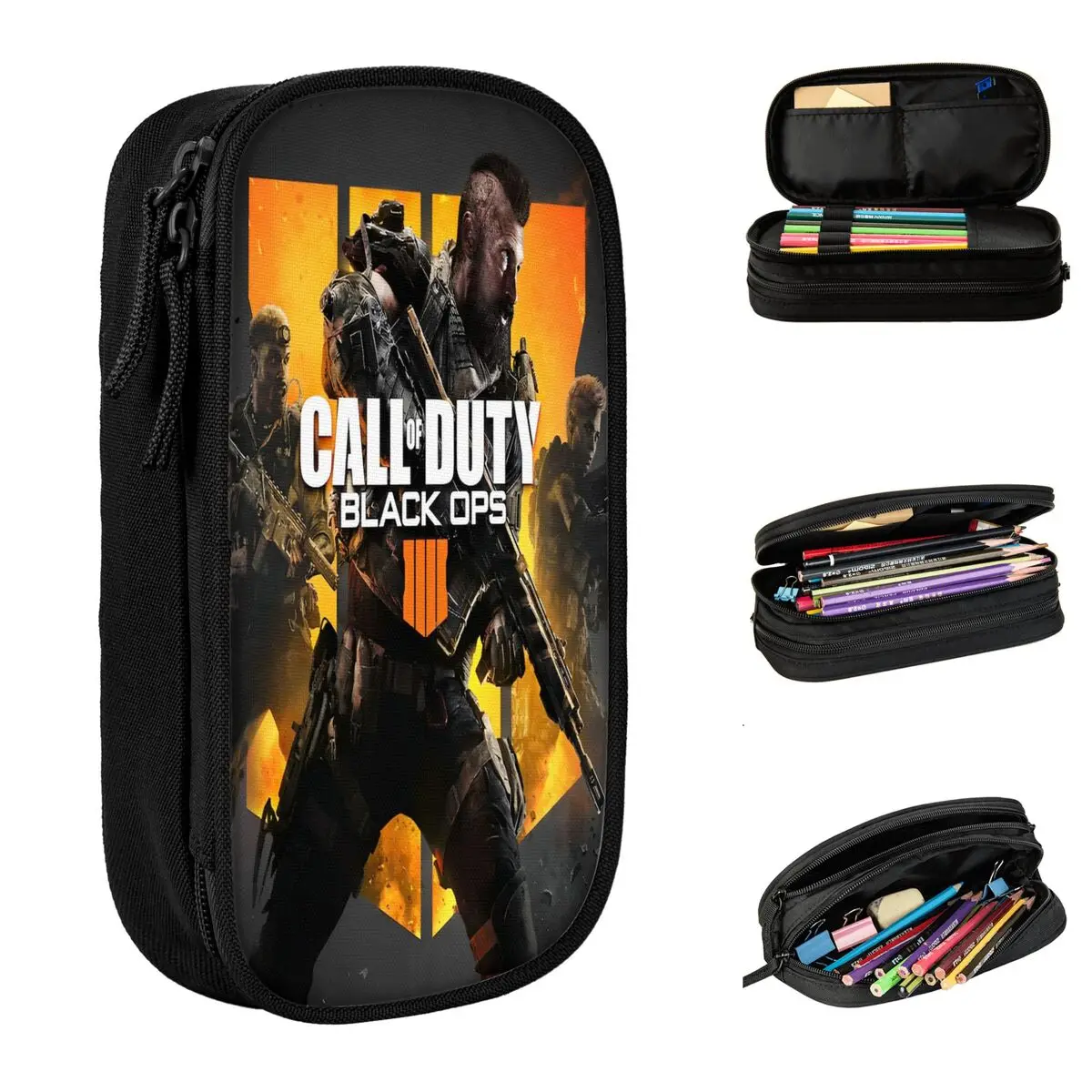 Call Of Dutys Black Ops игровые пеналы COD ручка для студентов большая вместительная сумка