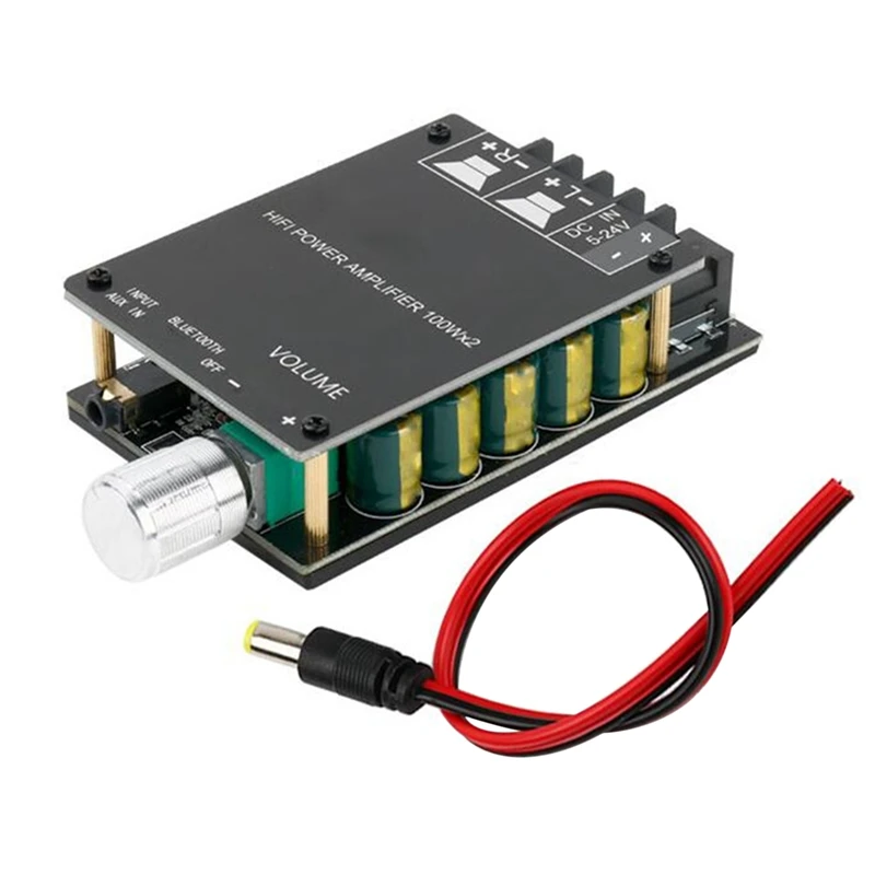 

JABS TPA3116 Fever-Grade HIFI High-Fidelity 100Wx2 High-Power 2.0 Stereo Bluetooth 5.0 Digital Audio Amplifier Board