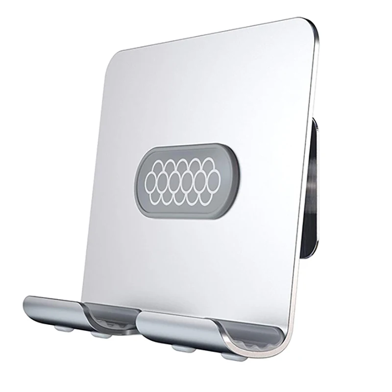 

Wall Mount Holder Adhesive Wall Phone Tablet Holder Mount Stand For Ipad Air /Pro /Mini Iphone Silver Gray
