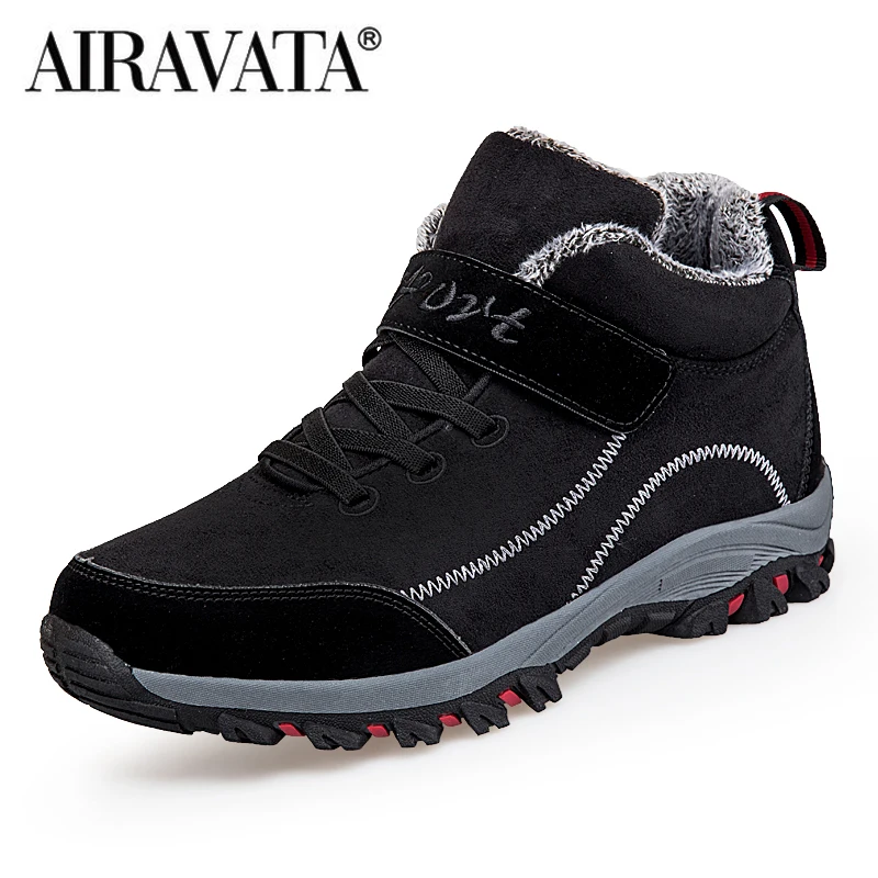 Unisex Winter Sneakers Plush Warm Walking Shoes Antiskid Men Women Boots Zapatos Hombre Plus Size 35-48