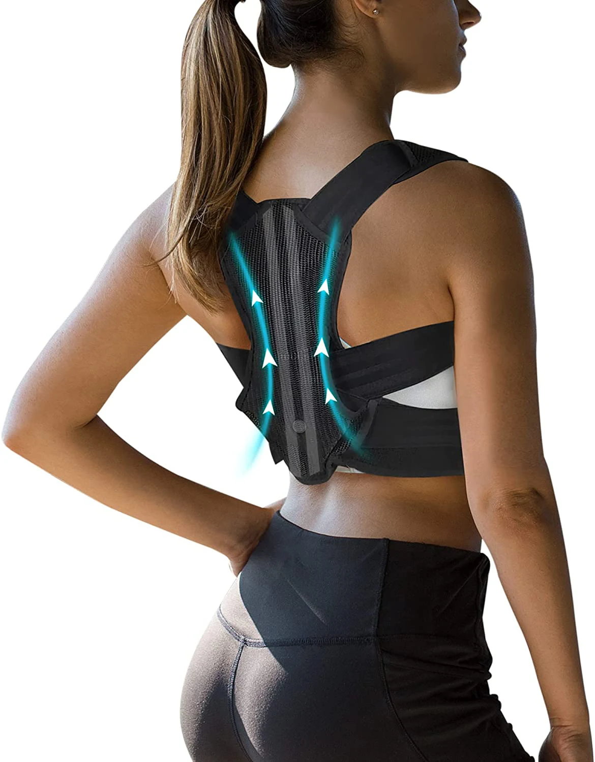 

Posture Corrector for Women and Men,Back Brace Fully Adjustable&Comfy,Support Straightener for Spine,Back,Neck,Clavicle&Shoulder