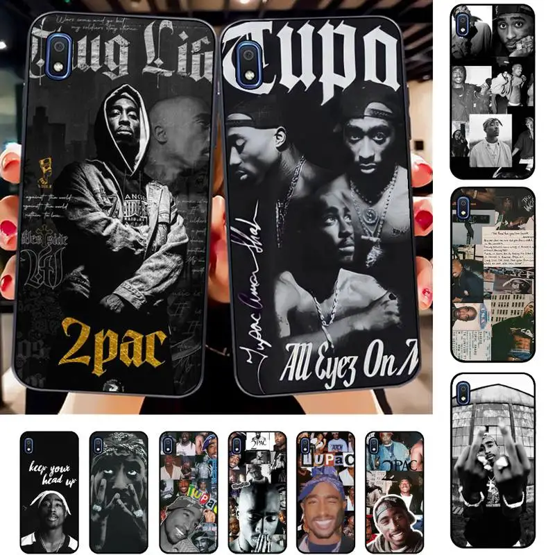 

2Pac Hip Hop Singer Phone Case for Samsung A51 01 50 71 21S 70 31 40 30 10 20 S E 11 91 A7 A8 2018 Cover
