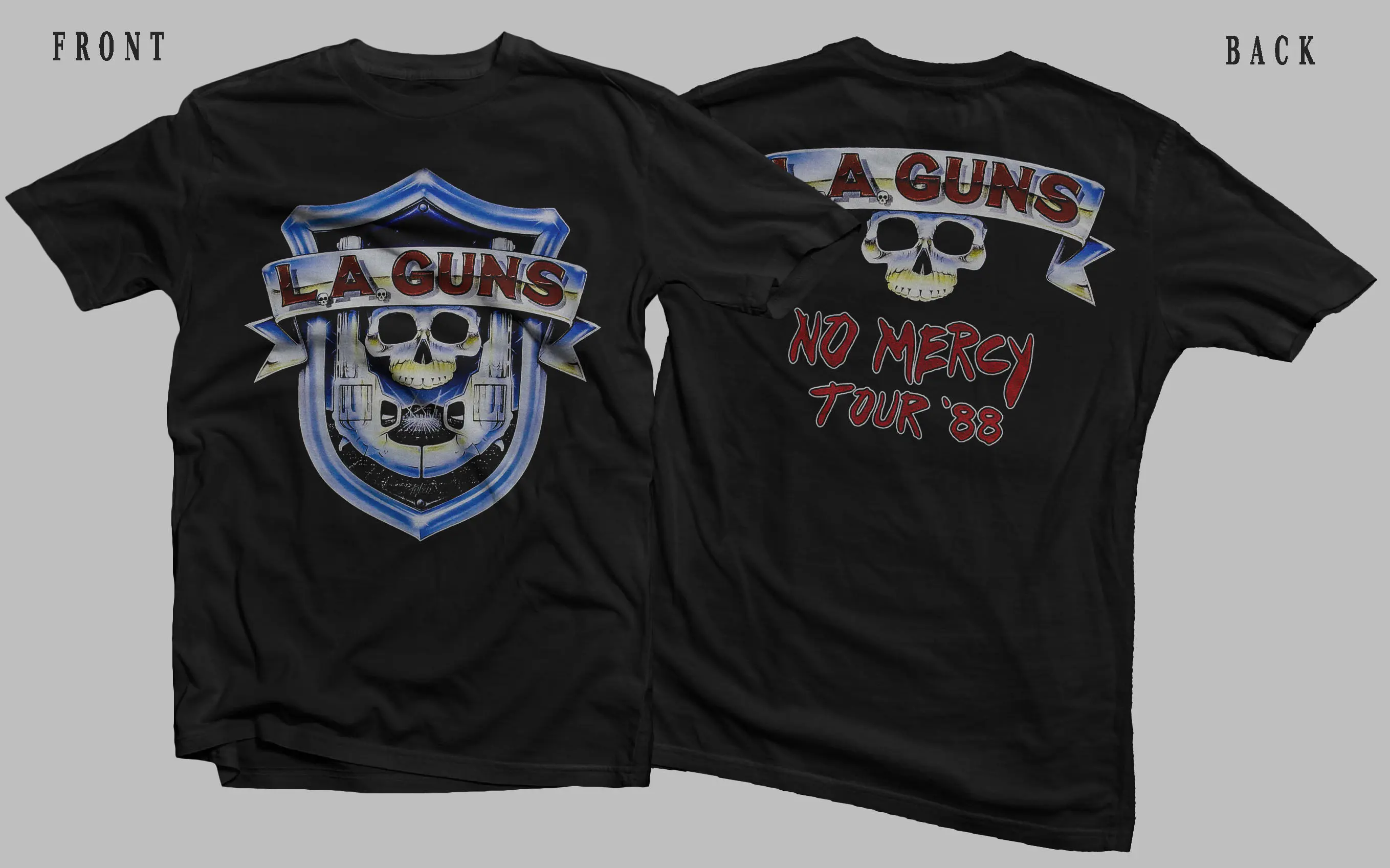 Фото Новая рубашка с принтом D T G L A Guns No Mercy Tour '88 Размер S M Xl 2 3 4 5 6 7Xl №1