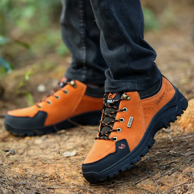 Men's Shoes Outdoor Sports Shoes Anti-collision Neutral Hiking Shoes Men's Casual Hiking Hiking Ankle Boots Women