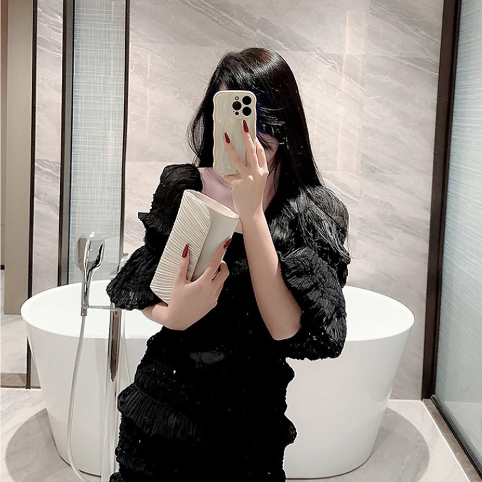 Благородная текстура и модная сумка через плечо женская элегантная Роскошная