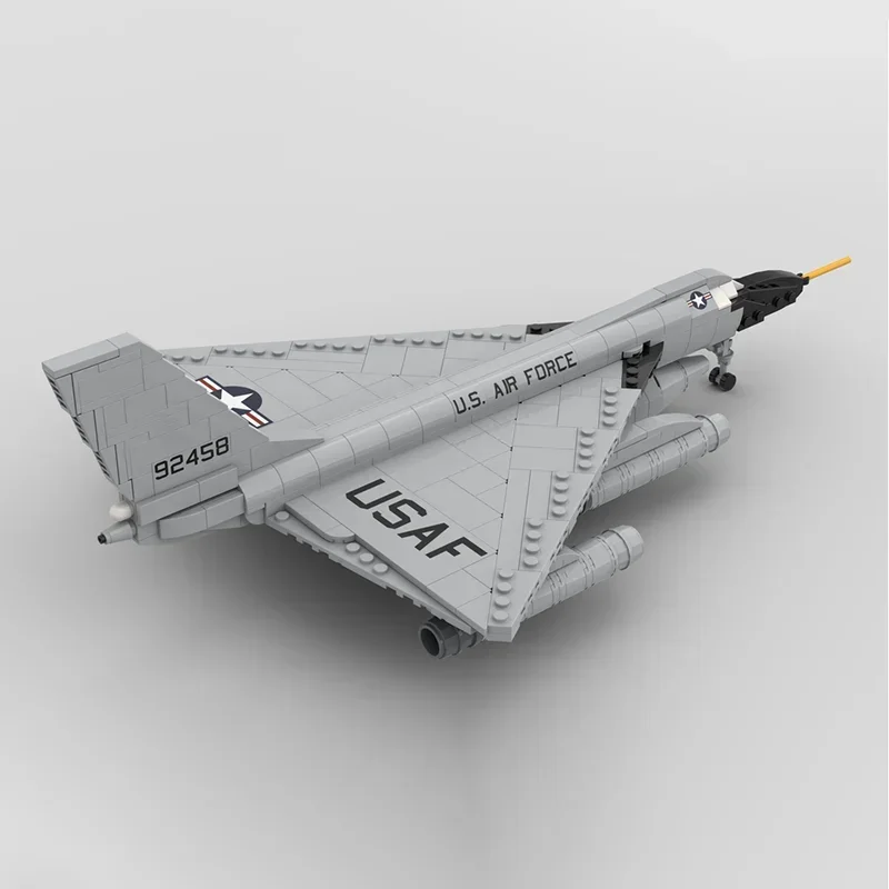 Конструктор-модель военного истребителя серии MOC, масштаб 1:72, модель B-58, набор для самостоятельной сборки, технологичный конструктор, игрушка-конструктор, подарки (art.: 3920d7eb2ef60) - 3920d7eb2ef60