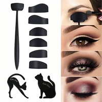 eyeshadow stamp magic lazy diy eye shadow applicator crease two headed eyeshadow brush eyes makeup kit eyes beauty accessories