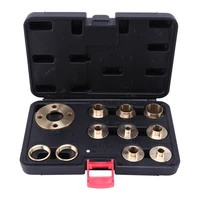 retail practical screwdriver set set brass template router guides kit with lock nut adapter router accessory decoration tool