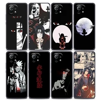 anime naruto itachi sasuke luxury phone case for xiaomi mi 11i 11 11x 11t poco x3 nfc m3 pro f3 gt m4 soft silicone