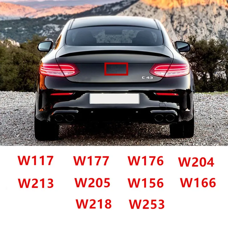 

For C E CLA GLC A Class Middle Trunk 3 Pins Star Emblem Car stickers for W117 W176 w177 W205 204 W213 W253 W156 W218 w166 Badge
