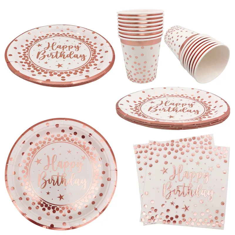 Одноразовые салфетки Chicinlife розовые в горошек