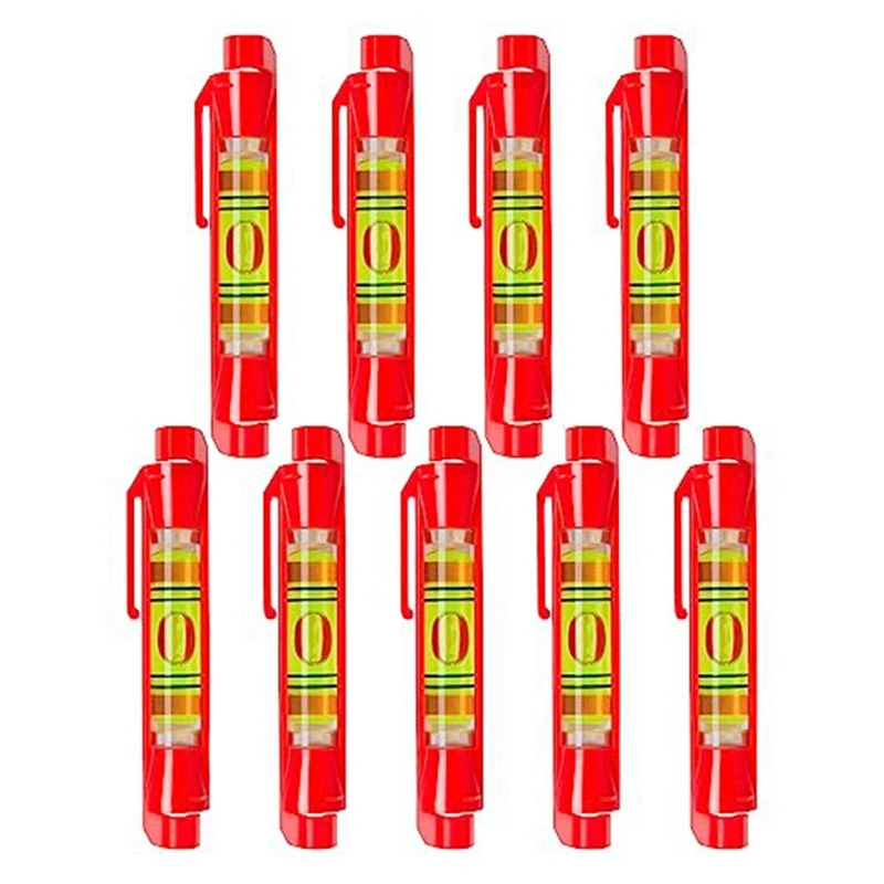 

9Pcs 3 Inch String Line Leveler Tools Line Level Small Pocket Bubble Levels For Hanging Picture Wall Art Mason
