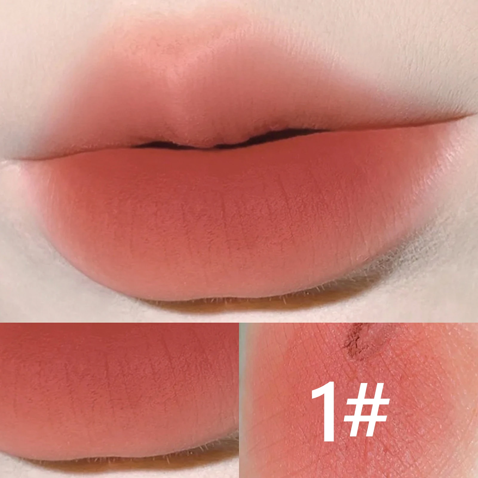 

6 Color Lipstick Matte Velvet Lip Glaze Waterproof Long Lasting Not Easy To Fade Lip Gloss Silky Smooth Lipstick Makeup Lip Balm