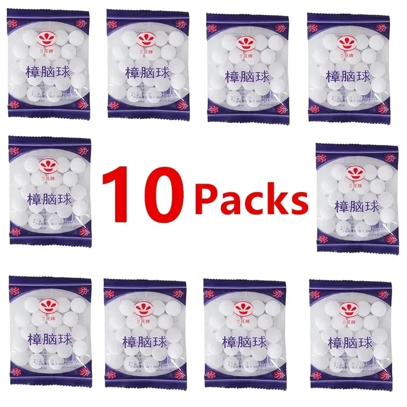 

Камфорные шарики от моли 10 шт