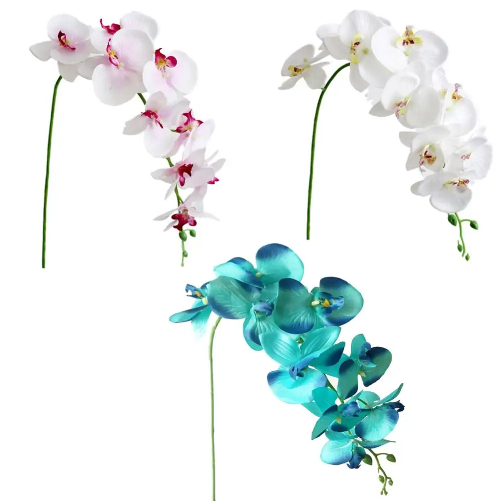 

1Pc Artificial Flower Butterfly Orchid DIY Stage Party Home Wedding Craft Decor