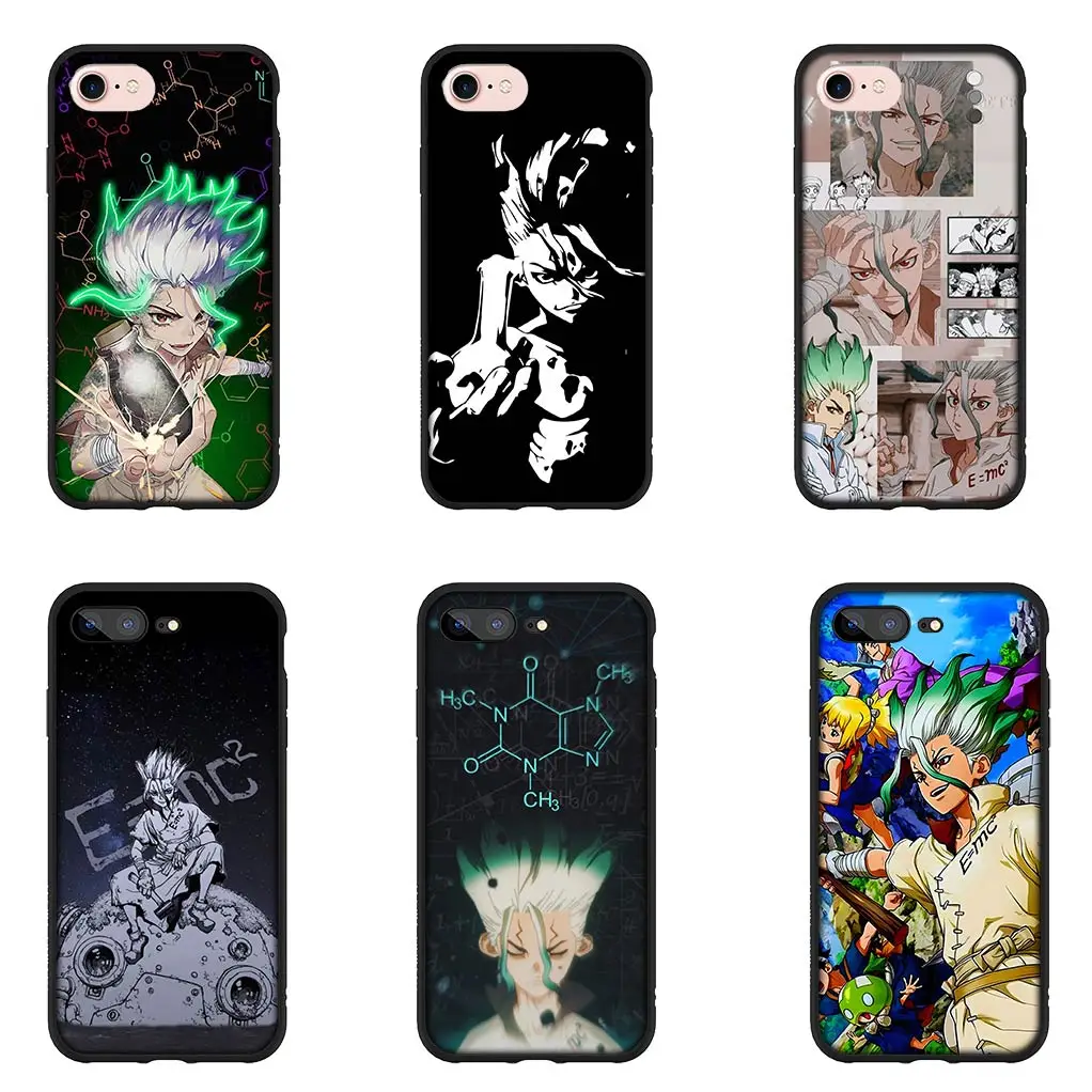 Чехол для телефона с изображением аниме Dr Stone Ishigami Senkuu Apple iPhone 16 11 Pro XS Max X XR 6 7 8 6S Plus +