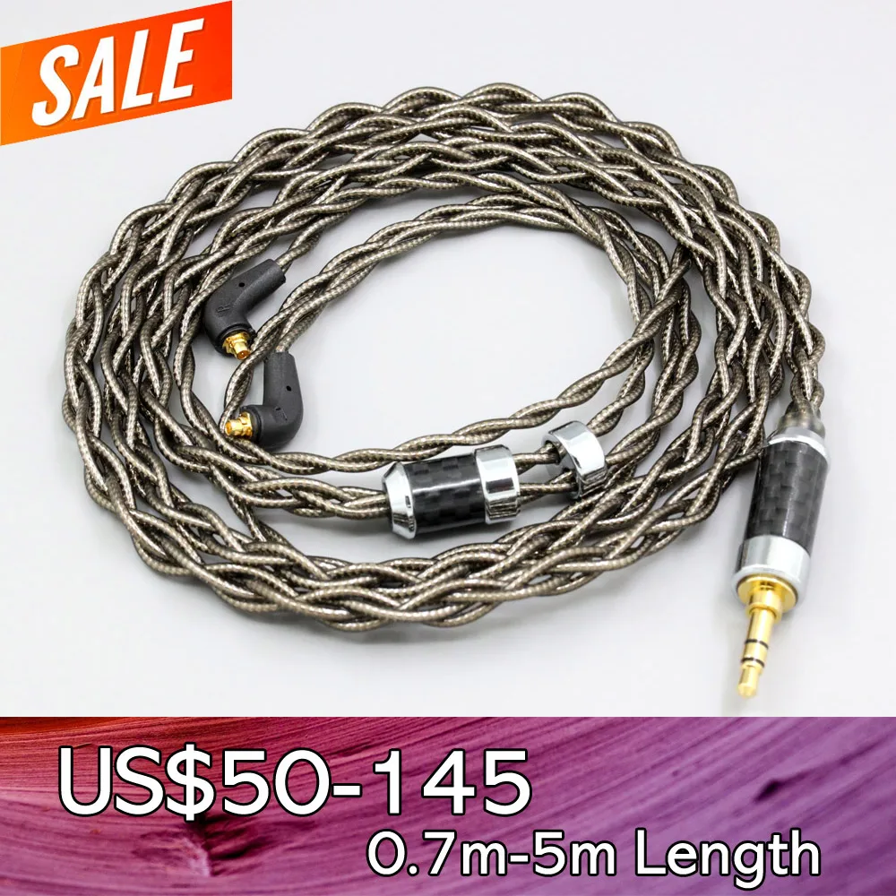 99% Pure Silver Palladium + Graphene Gold Shielding Earphone Cable For Etymotic ER4SR ER4XR ER3XR ER3SE ER2XR ER2SE  LN008193