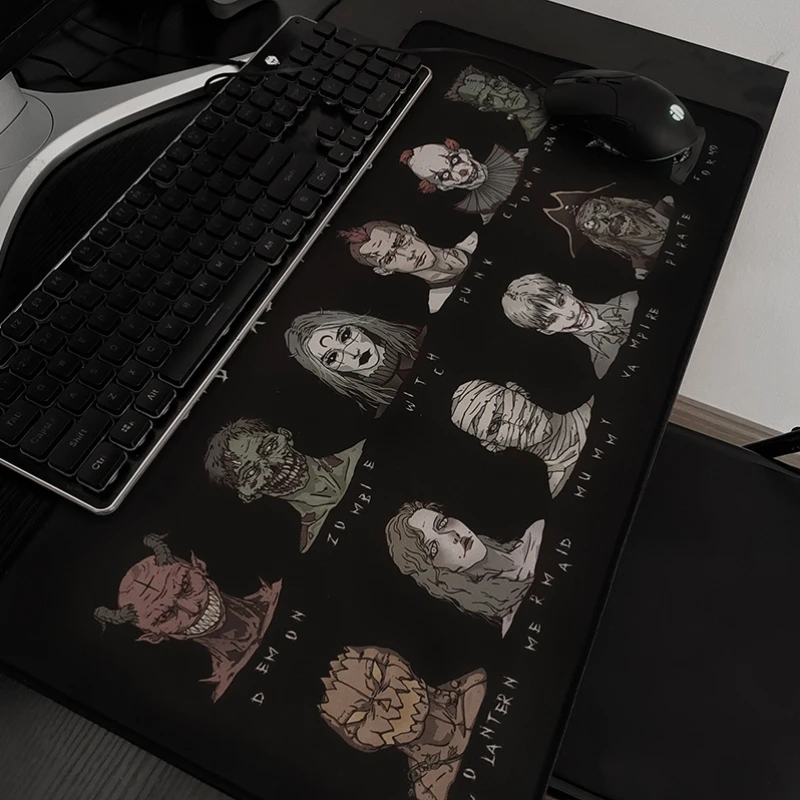 

Коврик для мыши MiFuny в стиле панк, большой Настольный коврик, оригинальный Настольный коврик для иллюстрации, нескользящий коврик для мыши из искусственной кожи в стиле аниме, игровые аксессуары