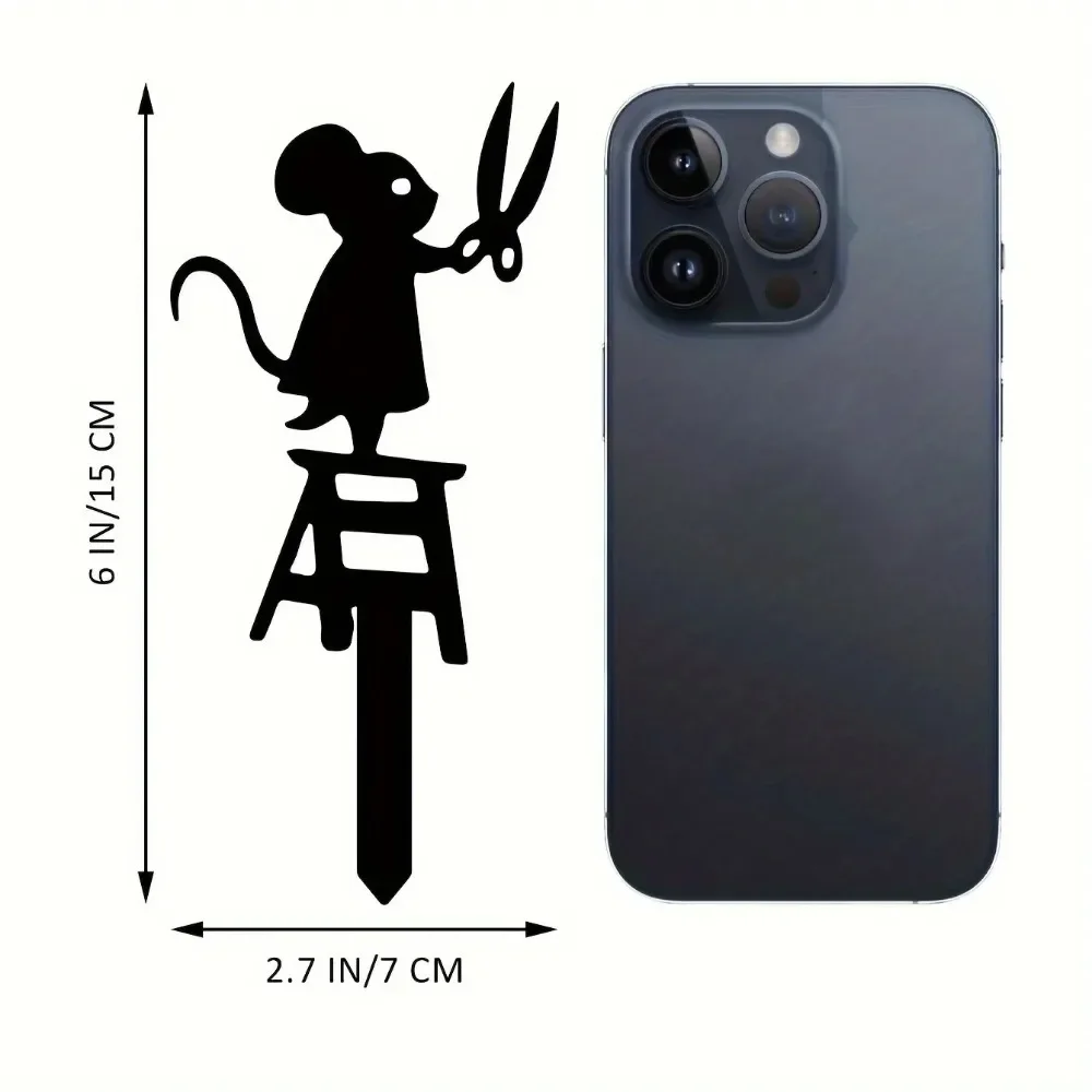 Украсьте свой сад стильными силуэтами мыши с помощью ножниц создайте