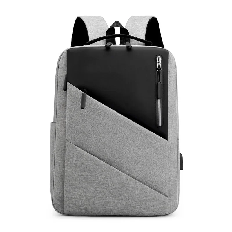 

Men USB 15 Inch Laptop Backpack School Bag Notebook Rucksack Teenage Teenagers Travel Leisure Schoolbag Pack For Male