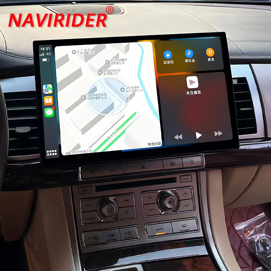 

13-дюймовый экран Android для Jaguar XF 2008-2015 X250 GPS CarPlay навигация стерео автомобильное авторадио мультимедийный видеоплеер Bluetooth