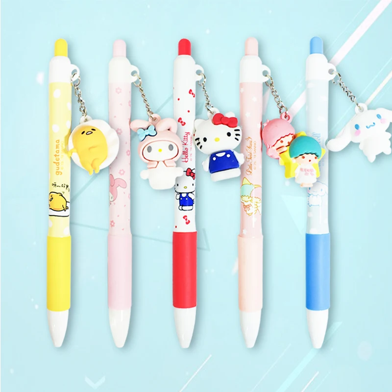 

Sanrios аниме Cinnamoroll My Melody гелевая ручка кавайная 0,5 мм мультяшная ручка для подписей школьные канцелярские принадлежности подарок игрушка