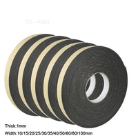 rubber self adhesive sponge seal strip thickness 1mm width 10 100mm eva black foam anti collision seal gasket