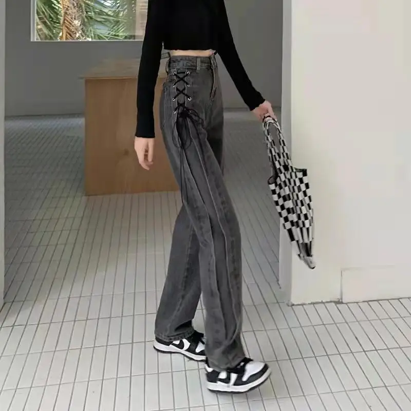 

Wide-leg Jeans Straight-leg Pants For Loose Mopping Pants