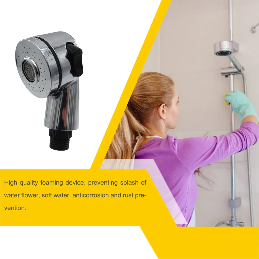 

Сменная насадка для душа под давлением, Модифицированная круглая Регулируемая Бытовая насадка для душа, распылитель, детали, аксессуары, ти...