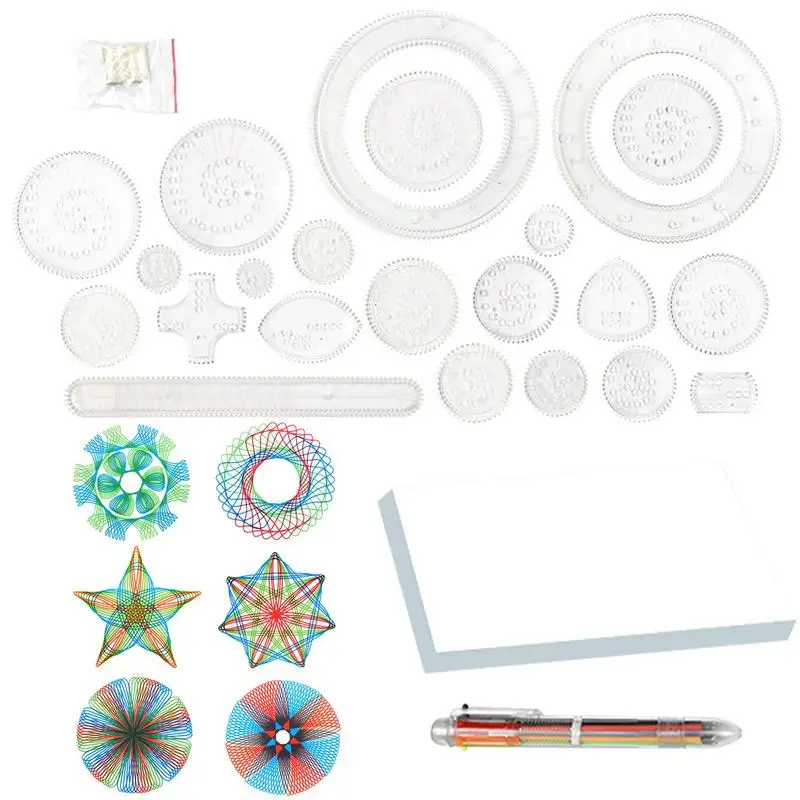 

Geometry Ruler Multifunctional Drawing Kit Art Supplies For DIY Card Craft Art Drawing Painting And School Classroom Supplies