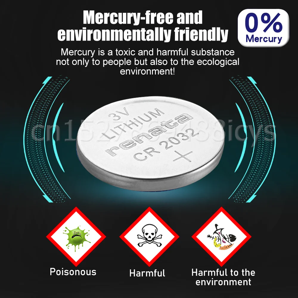 1-5 шт. литиевая батарейка RENATA CR2032 CR 2032 3 в |