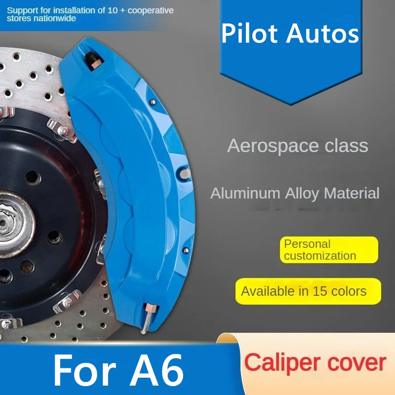 

Car Brake Caliper Cover Front Rear 3D Aluminum Kit For Audi A6 1.8T Avant 35 2017