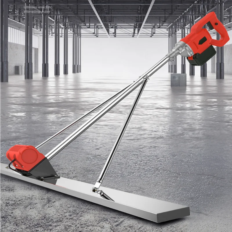 Электрическая линейка для выравнивания бетона 12 В расширяющаяся утолщенная